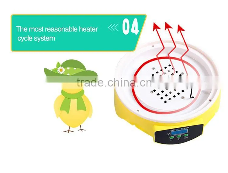 2017 HHD used automatic household 7 chicken egg incubator for sale