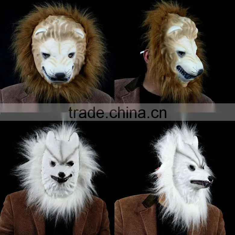 Halloween Masquerade Mask Kids EVA Animal Masks Lion Zebra Monkey Giraffe