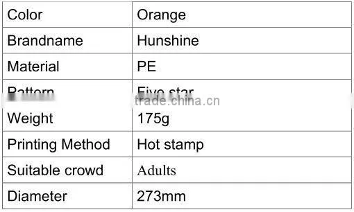 five star orange professional frisbee,plastic frisbee,ultimate frisbee
