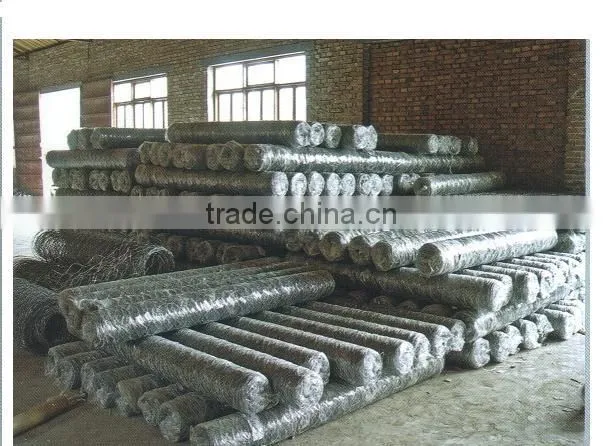 Galvanized Hexagonal Wire Mesh for chicken fence&highway fence2016