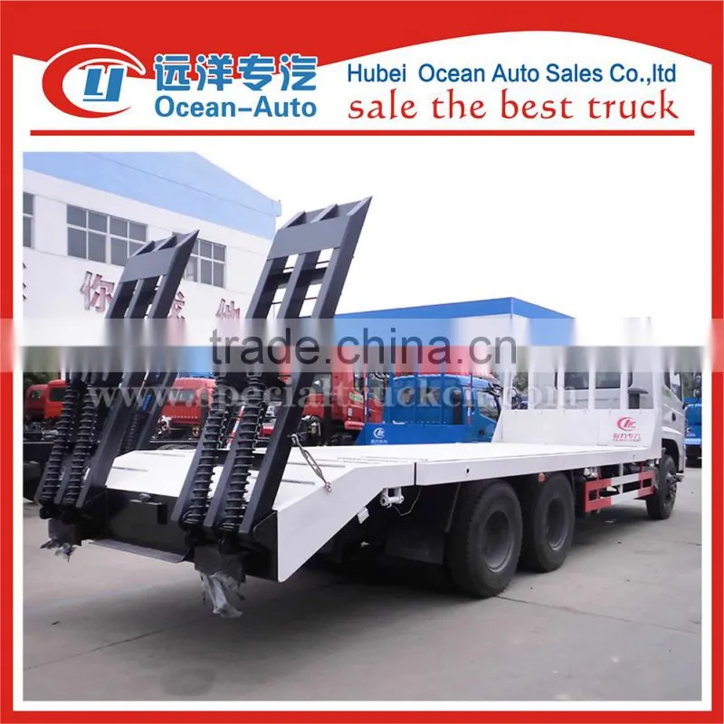 Dongfeng 6x4 euro 4 13 ton flatbed tow body truck