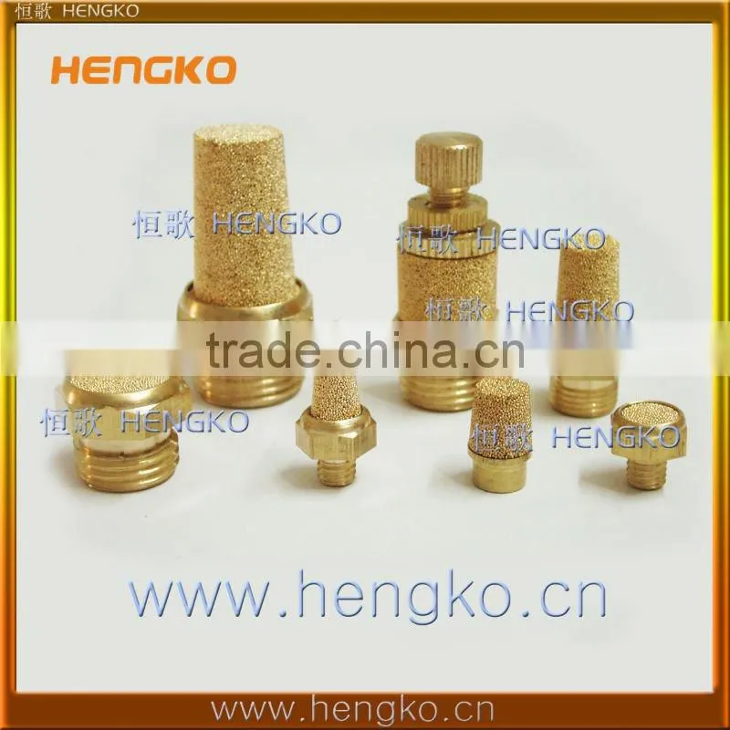 Sintered ss brass bronze regulative exhaust silencer