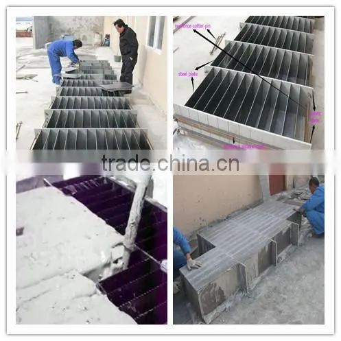 2016 new design foam concrete clc brick machine