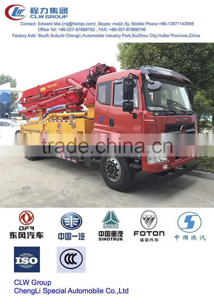 28 m truck mounted concrete pump