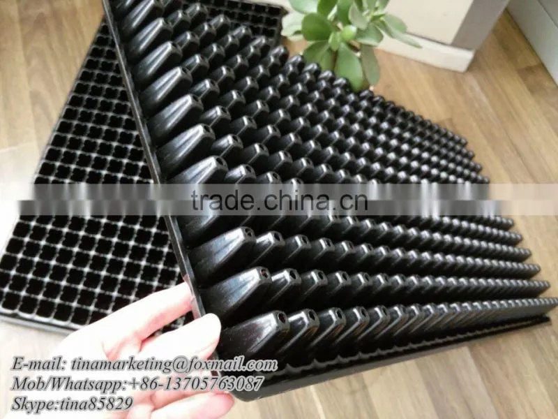 288 Cell Polystyrene Reusable Plastic Seedling Germination Tray, Plant Nursery Seed Cell Plug Tray Cheap Price