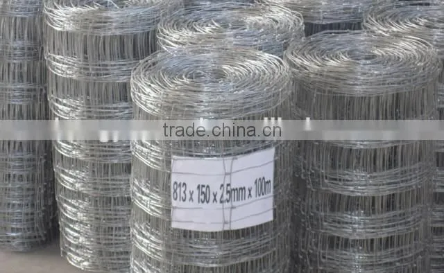 Hot Sale Electric Galvanized Field Iron Wire Cattle Mesh Fence