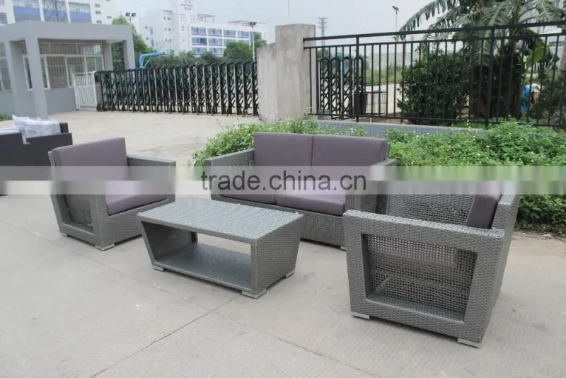 Polyester rattan sofa new design patio sofa (1800-1)