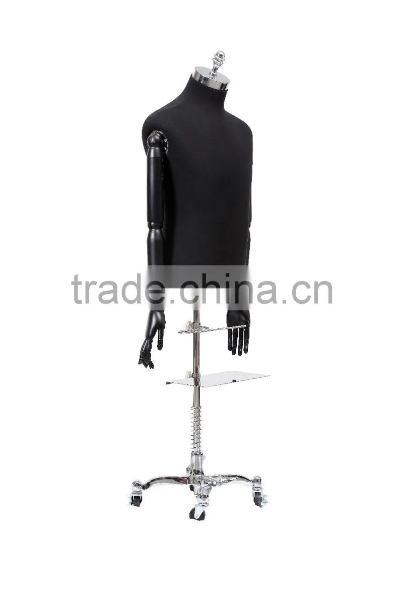 Adjustable Suit Half Of Body dummy Men Tailor Mannequins Display