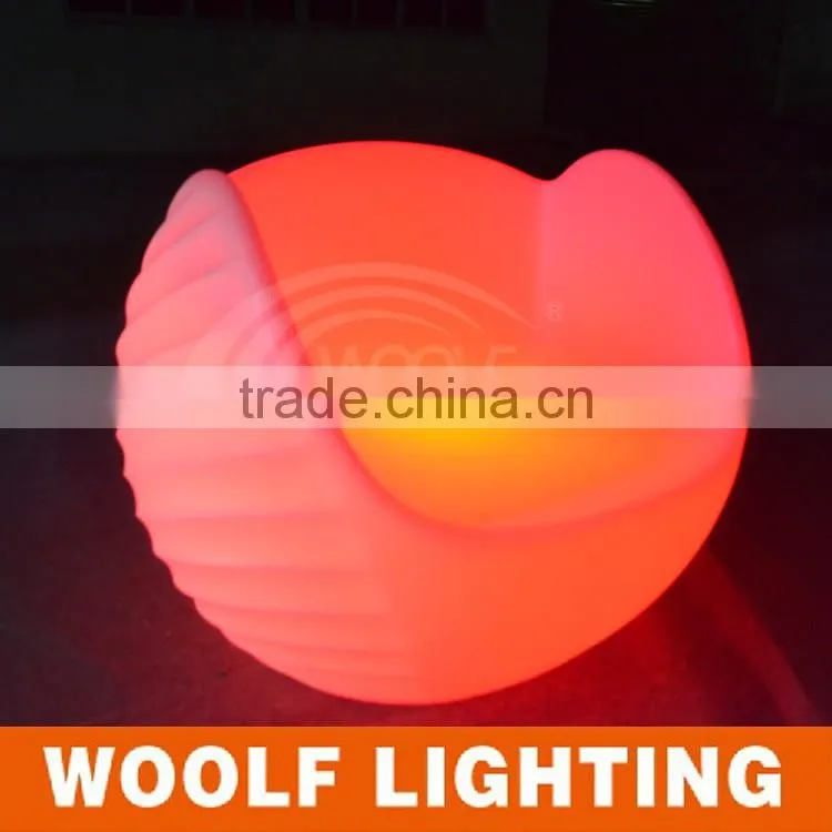Bar Club Used Illuminated Plastic LED Sofa Lounge Chair