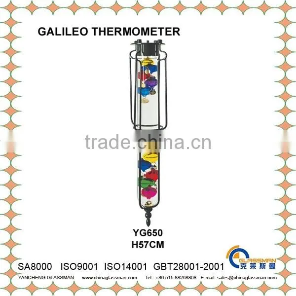 best popular desktop decoration galileo thermometer YG16901-EFFEL