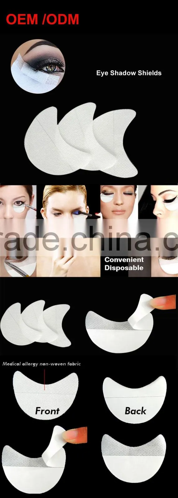 Amazon hot selling Eyeshadow Shields make up Eye shadow sticker for girls