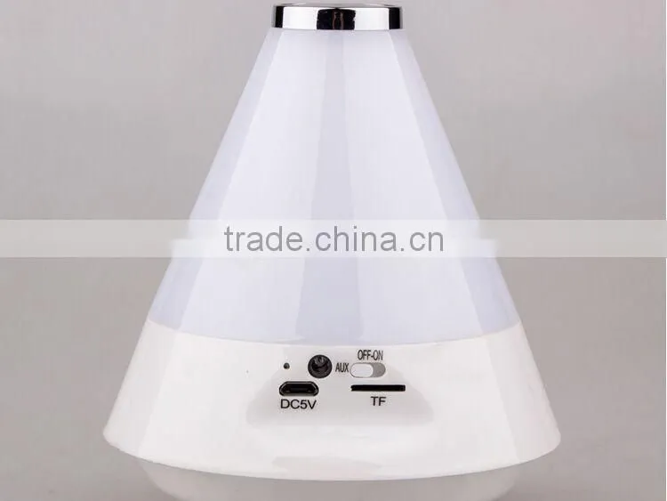 2015 LED Colorful LED Light Bluetooth Speaker 360 Degree Super Bass 3D Sound BT Speaker With FM Radio