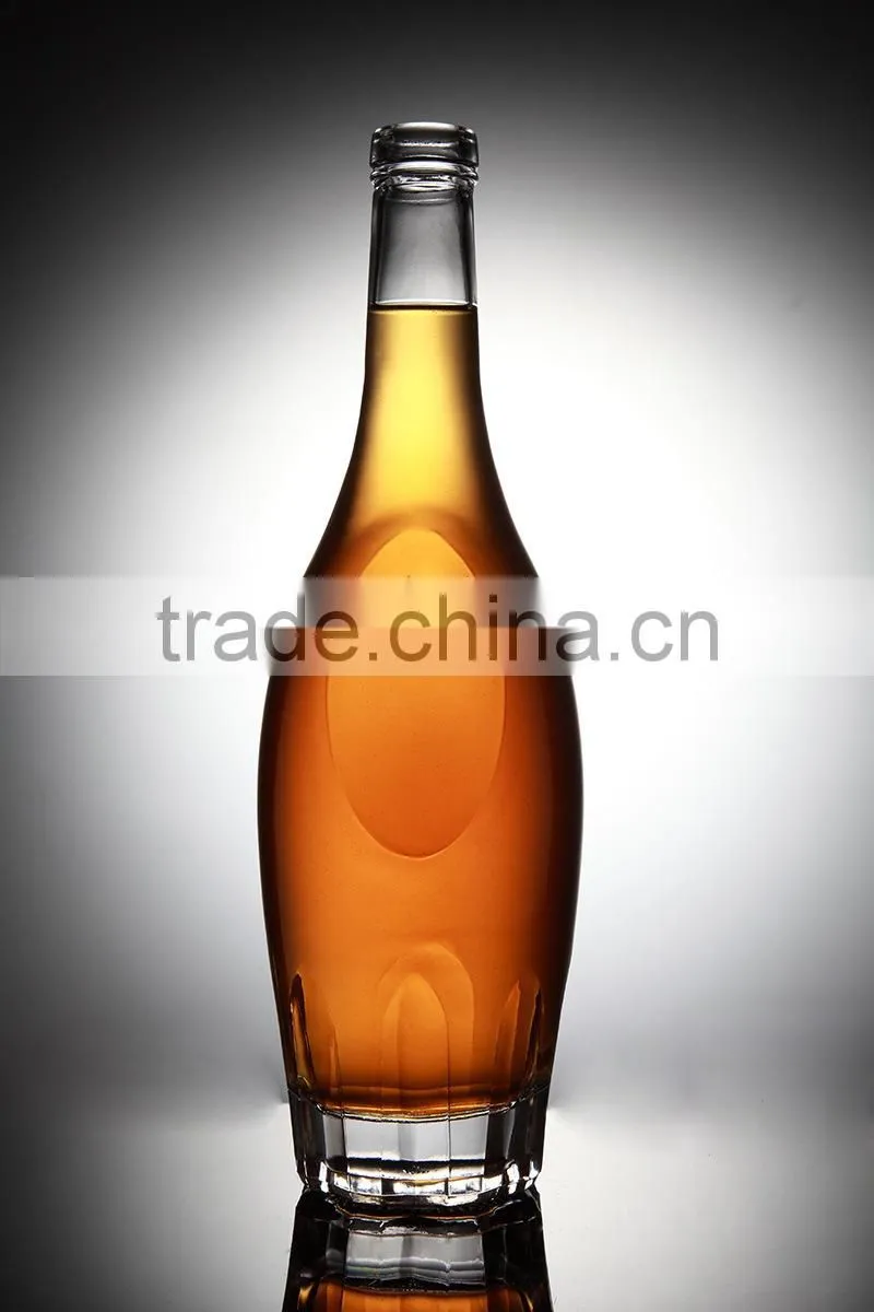 Wholesale empty clear champagne bottles with cork from china supplier