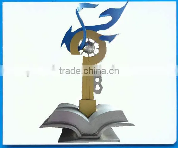 Varnished Stainless Steel table Sculpture