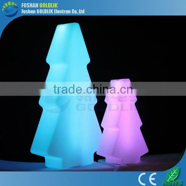 Remote control colorful change led christmas tree light