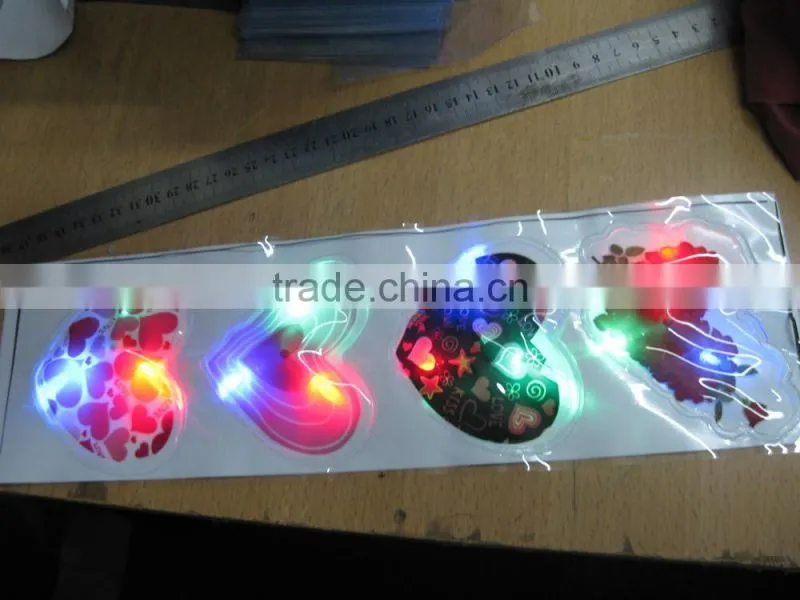 Pvc Led Light Patch for Bag and Garment