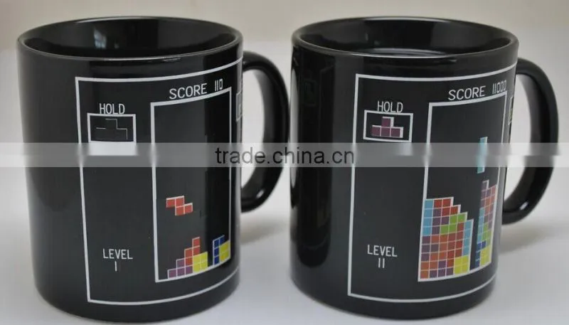 best 11oz ceramic sublimation color changing mug, blank magic mug,desk game mug