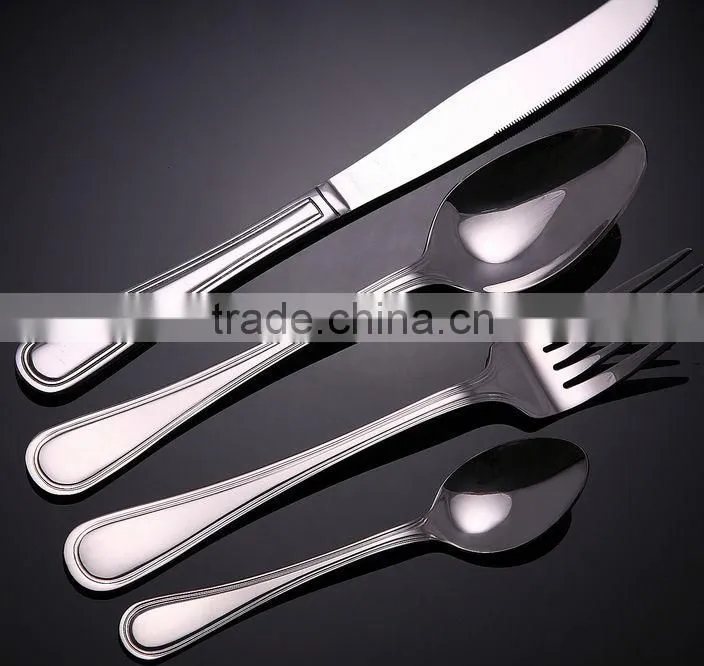 High quanlity mirror polish stainless steel cutlery set