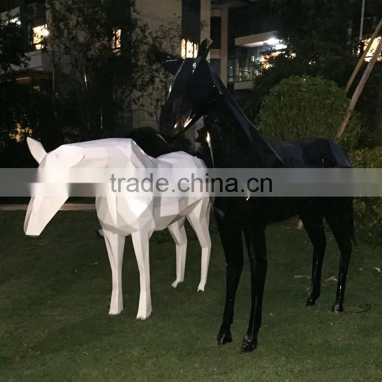 FRP horse sculpture statue
