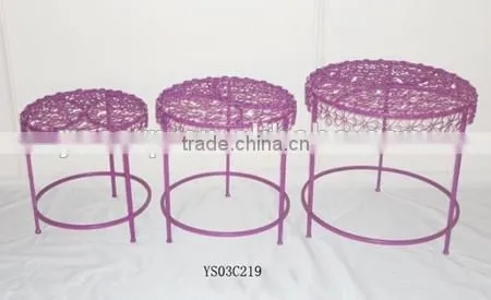 hot sale metal table furniture made in Xiamen for low factory price