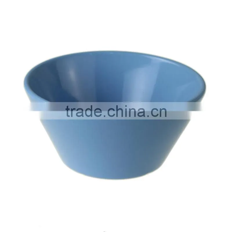 5" ivory color glazed ceramic stoneware bowl