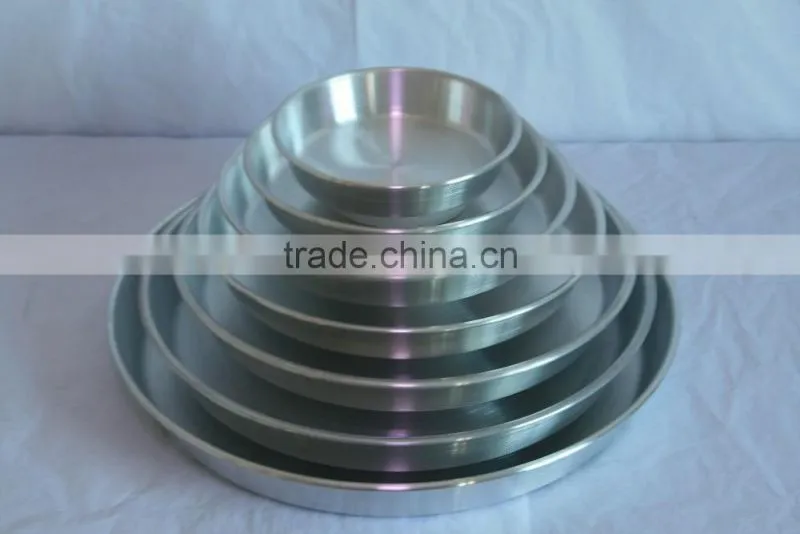 LY Aluminum Sanding Middle-deep Round Trays