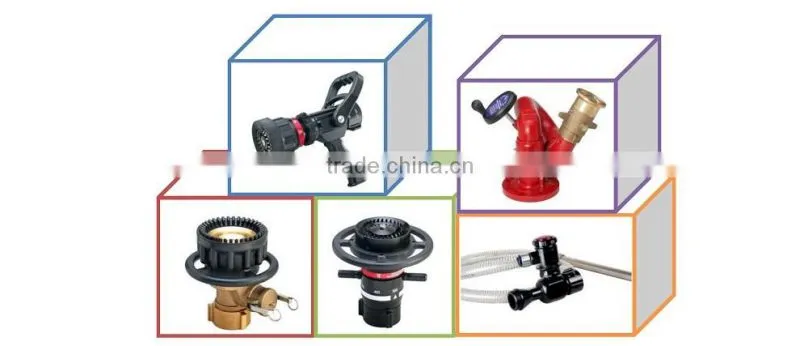 Fire fighting selectable water spray nozzle