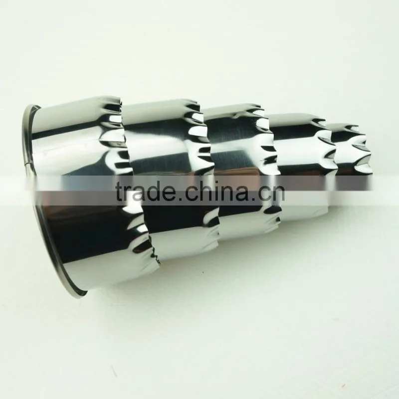 47099 5 pcs round shape stainless steel cookie cutter set