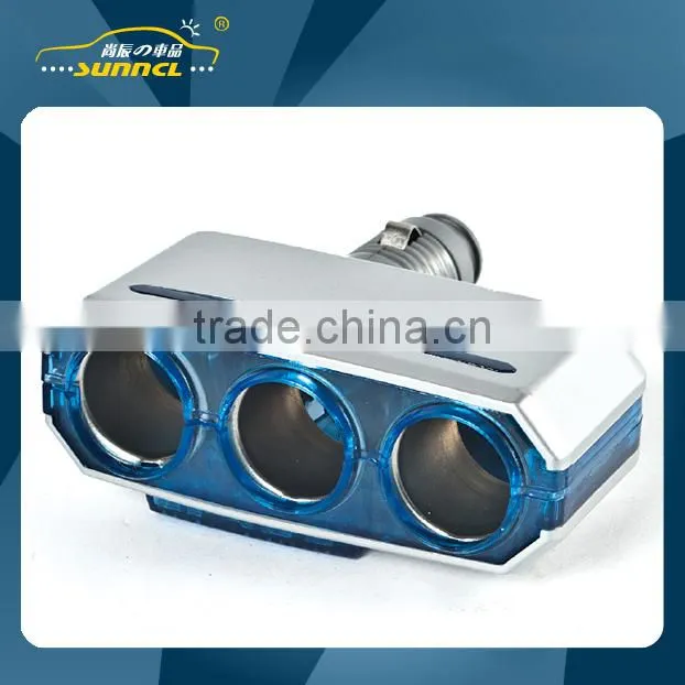 2015 Car Cigarette Lighter Socket Adapter with CE Certificate for iPhone 6 , Tablet