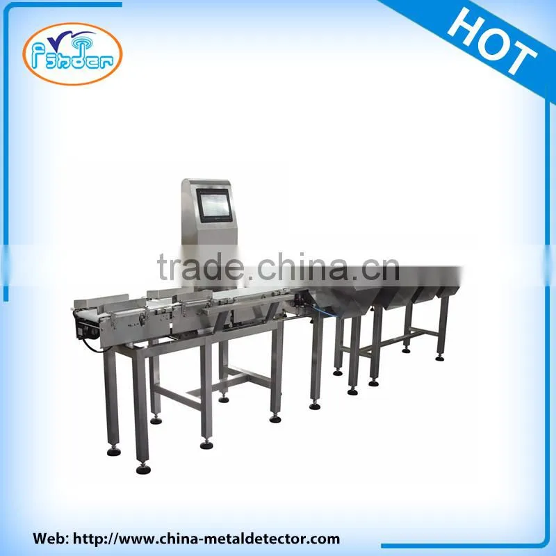 Stainless steel auto conveyor dynamic automatic weight sorting machine