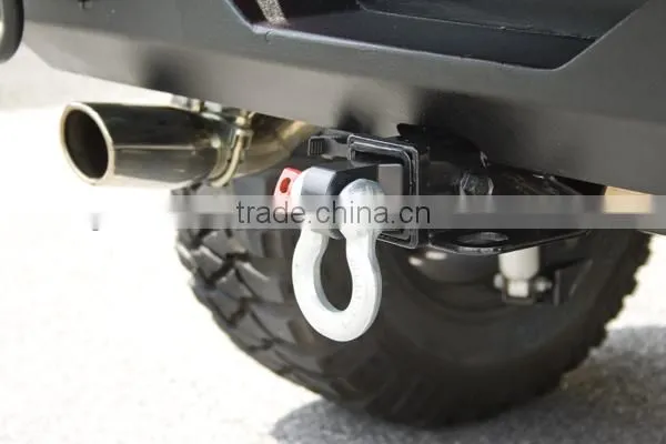 4x4/4wd/off road 4.7T D-ring receiver hitch, fits for 2" receiver, recovery kit