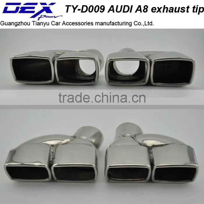 car universal muffler tip for Audi A8