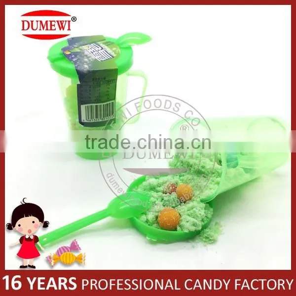 Cup Toy Cola and Sprite Flavor Sour Powder Candy
