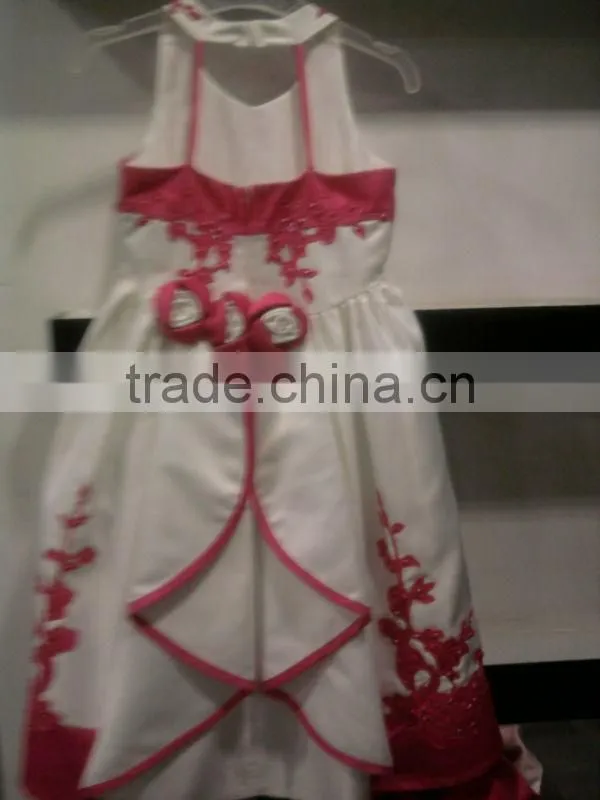 fashion sexy child girl dress backless dress