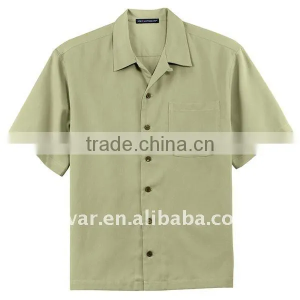 Polyester & Cotton Canteen Service Shirts / Working Shirt / Short Sleeves Worker Shirt