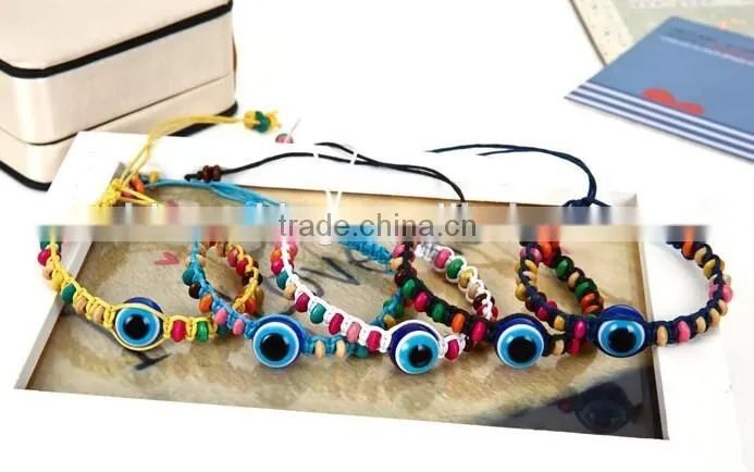 fabric cloth braided Bracelet, multi function fabric cloth hand woven Bracelet elastic fabric ponytail holder