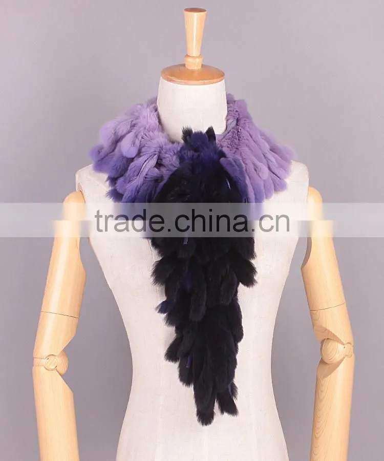 China factory Warm Scarves best-selling scarf shawl Fur Knit Scarf for Winter
