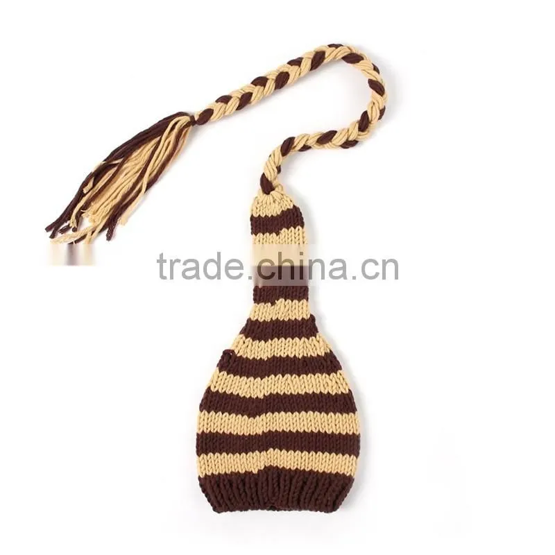 Fashion newborn baby hat crochet knit photo photography prop cap LBP20160218-37