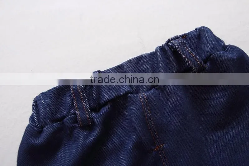 customize fashion kids boys fake oxford stretch pants