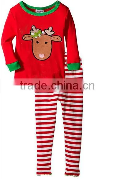 merry christmas children clothing sets kid wear