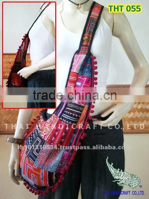 100 % Handmade Hill Tribe Shoulder bag Embroidery Bag