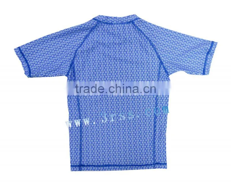 Girls printed rash guard