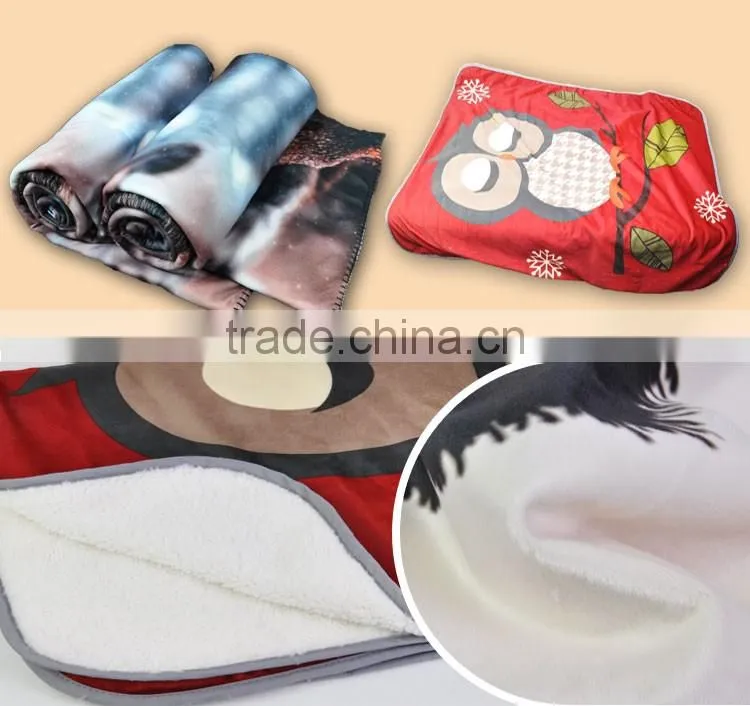 Promotional Gift Wholesale Custom Digital Print Blanket