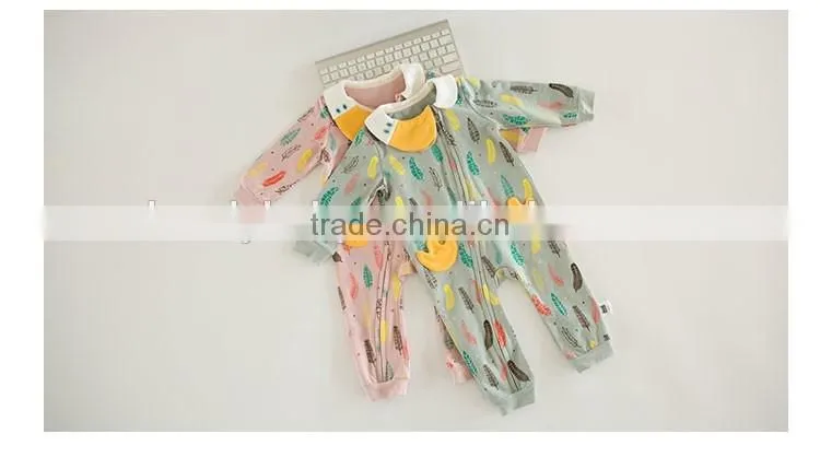Alibaba Wholesale baby clothes romper fashion printed baby romper onesie