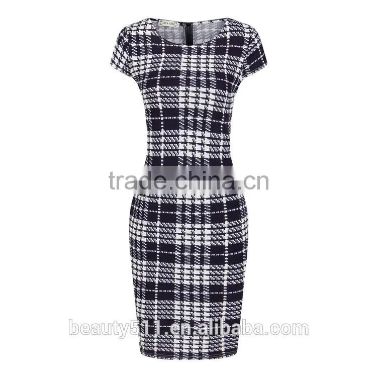 2017 Lady clothes dress western ladies fashion casual dress SD28