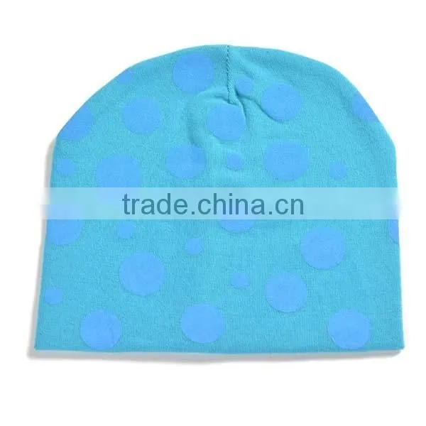 spring&summer korea style 100%cotton cute boys&girls dots pattern baby dress hats