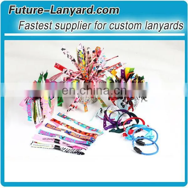 Novelty Fancy Festival Fabric Wristbands for event