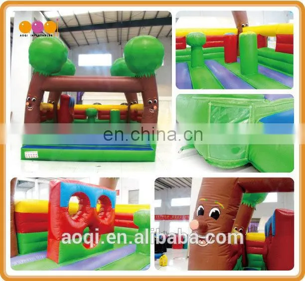 AOQI new design tree man theme inflatable bounce jumper for kids for sale
