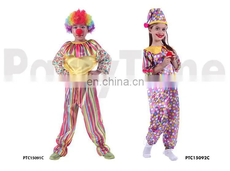 wholesale party halloween carnival fancy clown costume