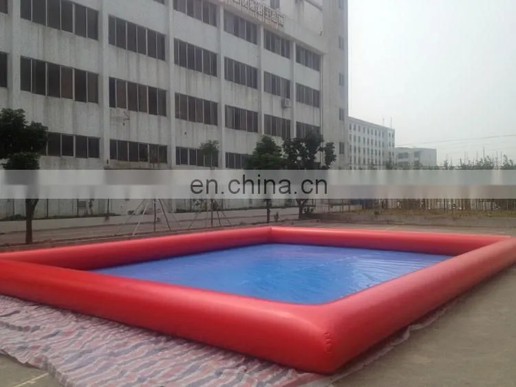 OEM manufacturer custom design big rectangular inflatable swimming pool